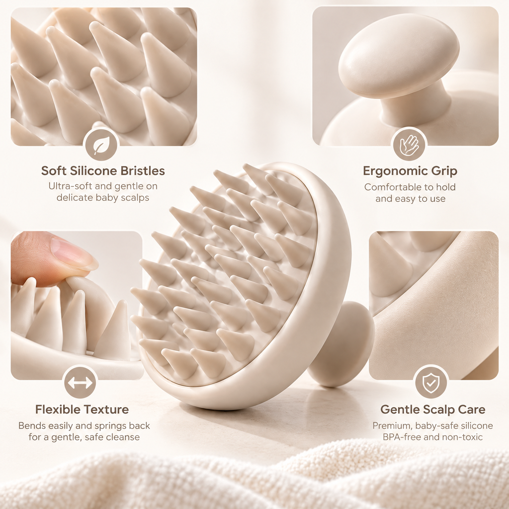 Meraveld™ Soft Silicone Scalp Massager Brush